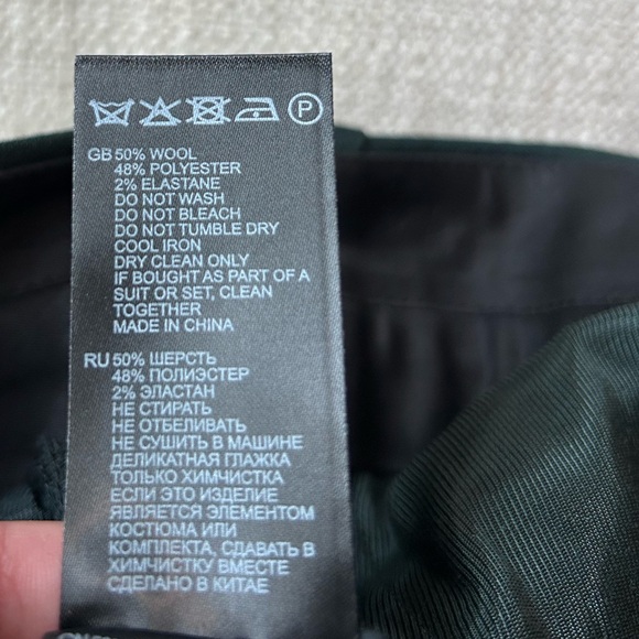 Reiss Ginnie-Slim Leg Turn Up Trouser, size US2 -  New With Tags! - Picture 13 of 13